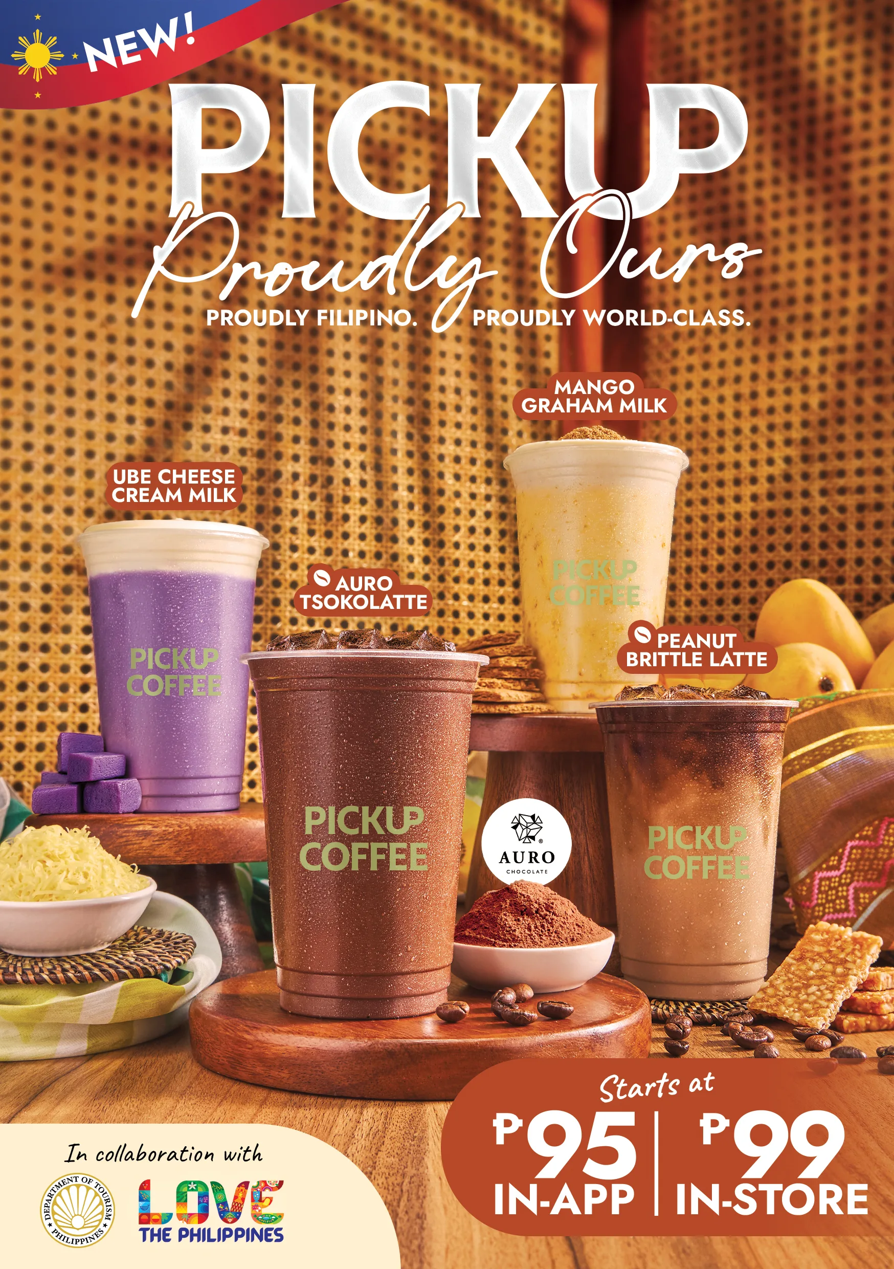 PICKUP COFFEE REIMAGINES NOSTALGIC FILIPINO FLAVORS WITH ITS PROUDLY OURS COLLECTION